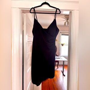 sexy little black dress with straps - XXXL